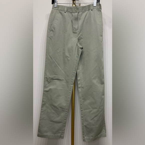 L.L. Bean Pants - L.L. Bean Size 6 Women's Light Green Boot Cut Pants Straight Leg
